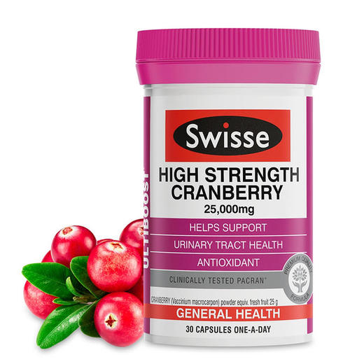 澳洲Swisse蔓越莓精华胶囊（30粒/90粒） 商品图0
