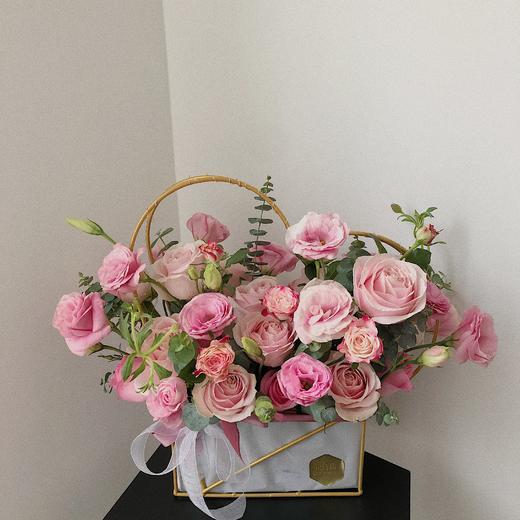 花艺 心形框架金属·花篮 商品图0