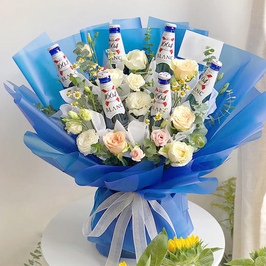 啤酒花束新款创意抖音网红-送爸爸领导生日道歉哄男友父亲节老公实用