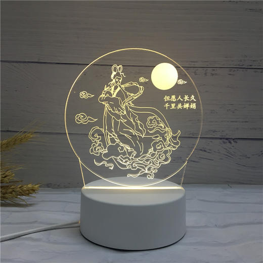 【3D小夜灯】创意床头小台灯礼物家居饰品 商品图7