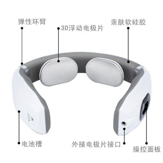 新款智能颈椎仪，可加热多功能电磁脉冲-让按摩师失业的神器-DX 商品图3