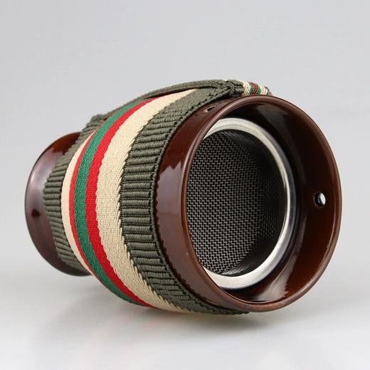 【艾灸刮痧杯】陶瓷杯 防烫布套小灸罐 商品图3