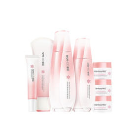 韩后雪玲珑滋养补水七件套（洗面奶+爽肤水+精华乳+乳液+面霜）淡JPY带授权招加盟代理