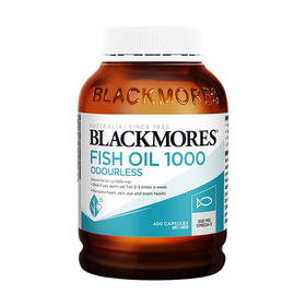 澳洲Blackmores无腥味深海鱼油胶囊400粒
