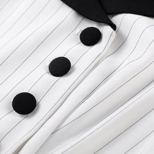 NJS-YGH2020334H夏新款西装领连衣裙OL办公室气质职业一步裙 商品图3