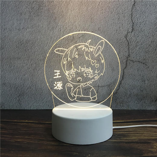 立牌灯小台灯 小夜灯居家日用卡通公仔 商品图3