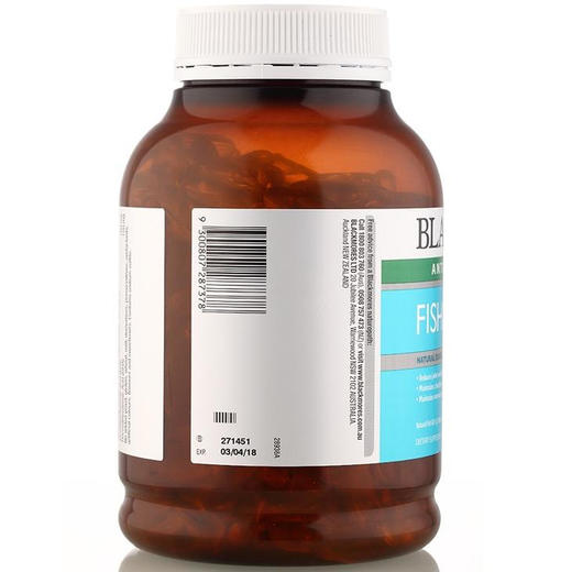 澳洲Blackmores原味深海鱼油胶囊400粒 商品图3