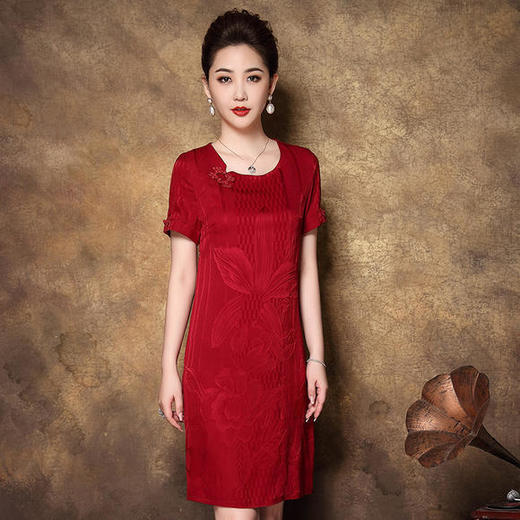 ZIA-8JX4320贵夫人大码时尚连衣裙潮 商品图1