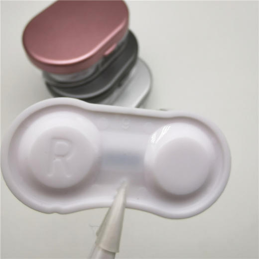 新款601眼镜盒ins便携护理盒伴侣盒简约美瞳盒子双联盒包邮 商品图6