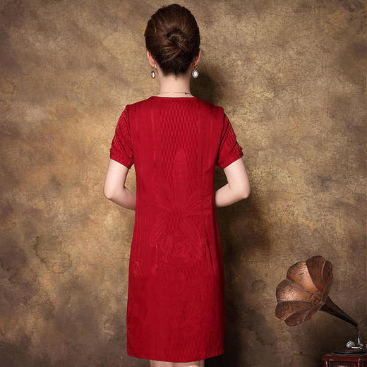 ZIA-8JX4320贵夫人大码时尚连衣裙潮 商品图3