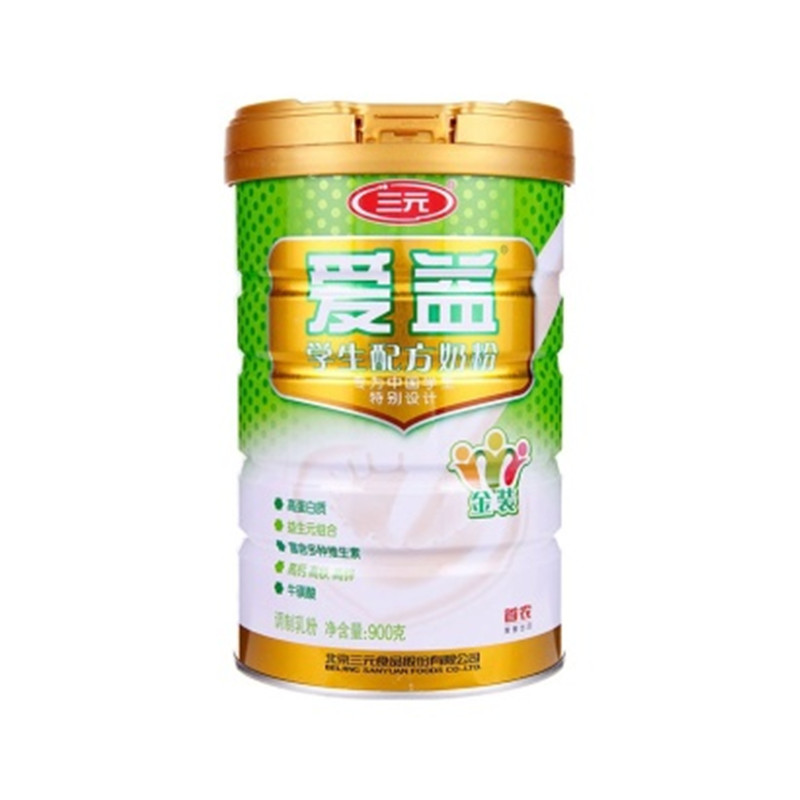三元爱益学生奶粉900gJPY带授权招加盟代理