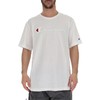 CHAMPION 冠军 圆领 短袖 宽松 男士运动T恤 白色 213293 WW001 商品缩略图0