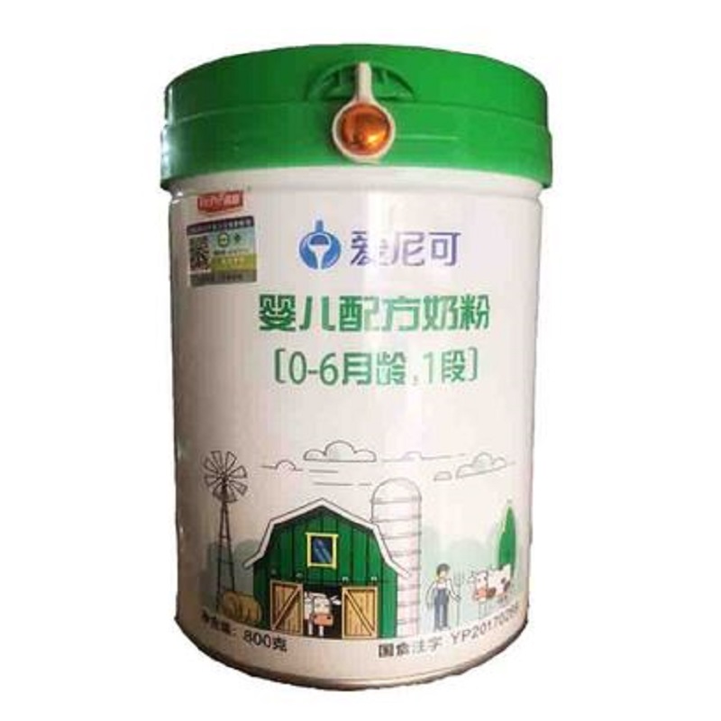 宜品爱尼可婴儿配方奶粉1段800gJPY带授权招加盟代理