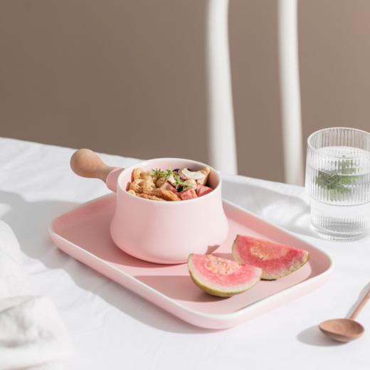 【餐具】日式早餐盘创意一人食陶瓷碗盘子家用把手碗甜品碗西餐盘餐具套装 商品图0