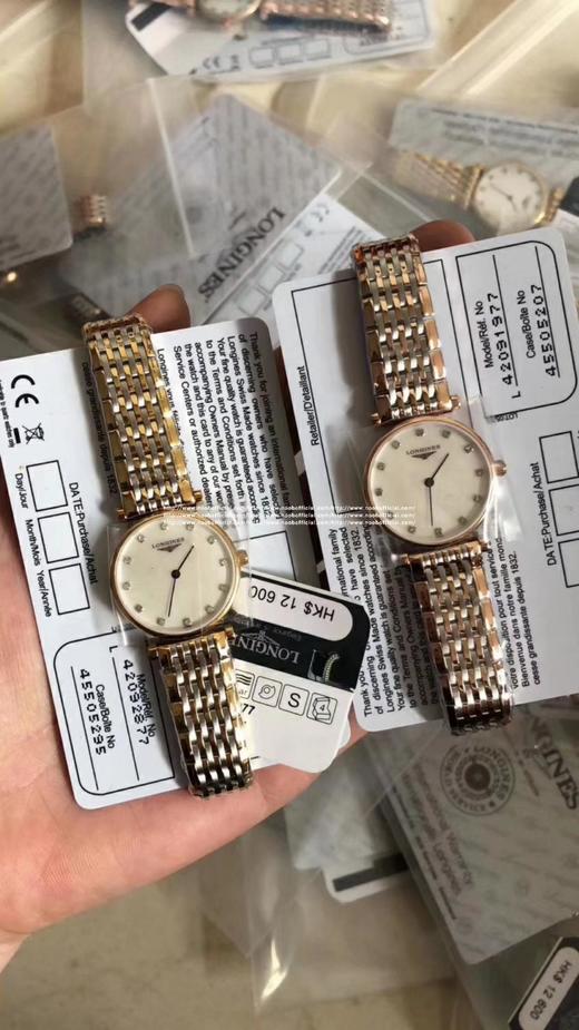 【原单】浪琴嘉岚系列， 硬货💪香港渠道！正品原版瑞士L209石英机芯，全表大配件立显专柜品质腕表精髓，一表一码，腕表底盖-吊牌-保卡三码专柜一致。飞翼沙漏标志，表壳 ，永不磨损蓝宝石镜面，三折式 商品图12