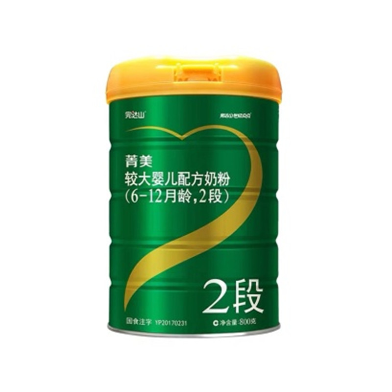 完达山菁美 较大婴儿配方奶粉2段800g(新包装)JPY带授权招加盟代理