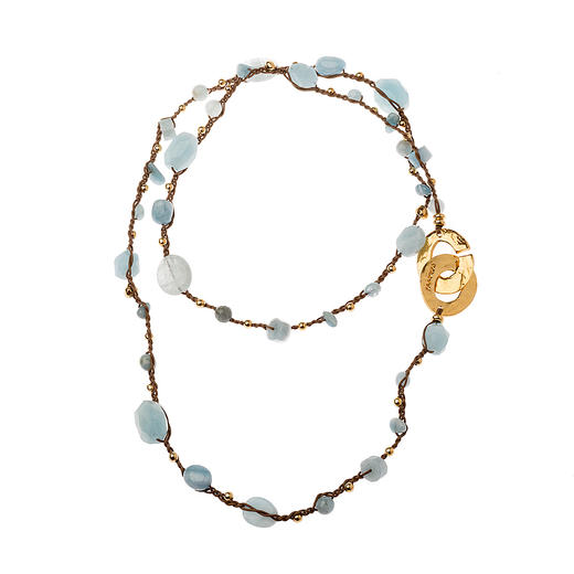 北京仓｜VELATTI-aquamarine-项链［西班牙设计师］ 商品图0