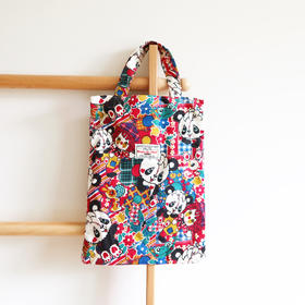 HUGOJIRO轻便手拎包插画熊猫布偶