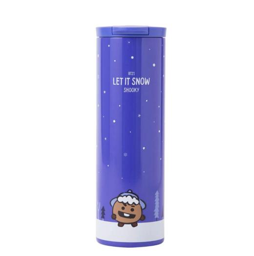 BT21 SHOOKY STAINLESS STEEL TUMBLER 15.5 不锈钢杯子JPY带授权招加盟代理 商品图0