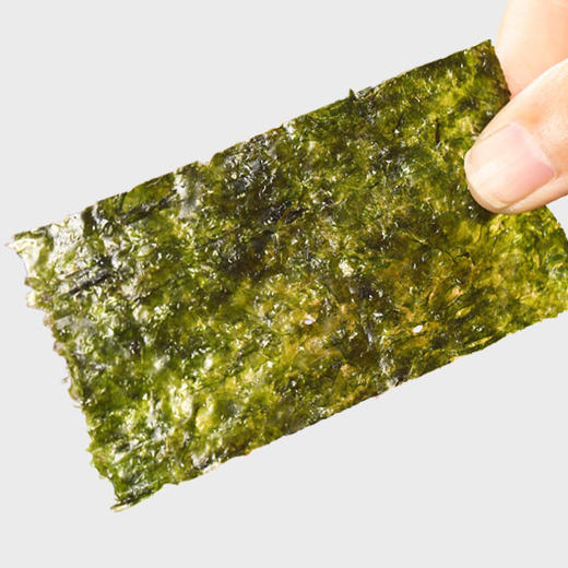 【薄若蝉翼】晾晒即食烤制 海苔脆 19.2g/袋 大连海鲜特产 16小包 来自纯净海域 自然美味 商品图0