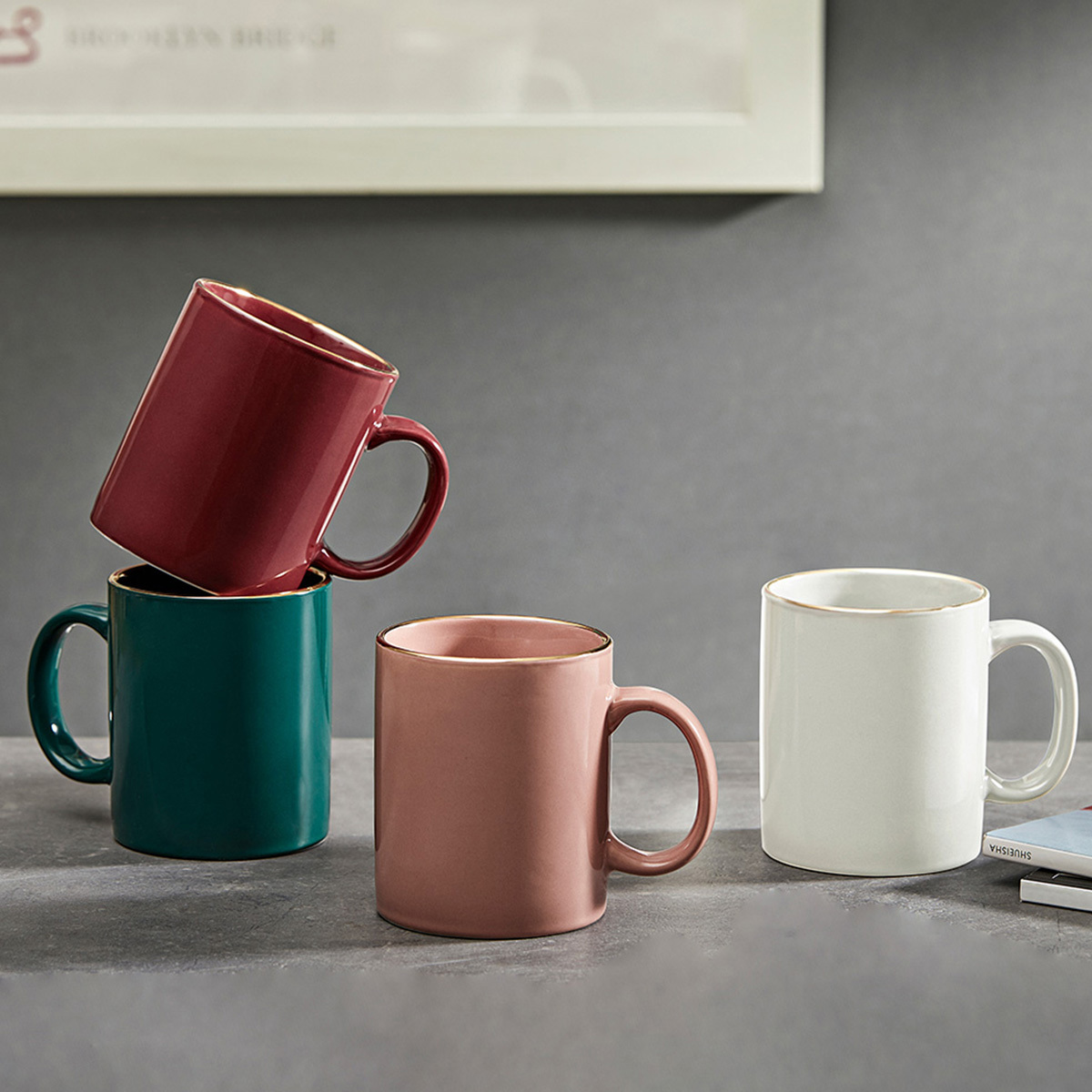 Attic&Base Goldline Mug Set 4枚入 北极和基础金线杯JPY带授权招加盟代理