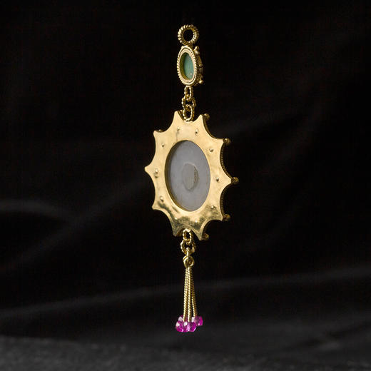 清代和田白玉“春漾”项坠 商品图4