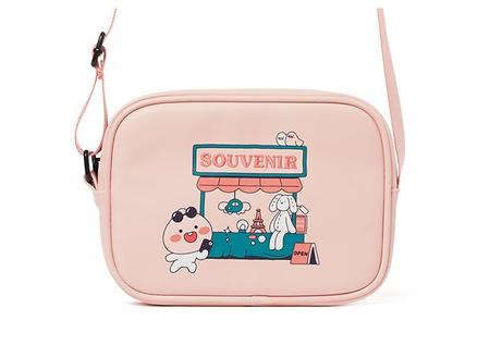 kakaofriends旅行斜挎包littleapeach女包