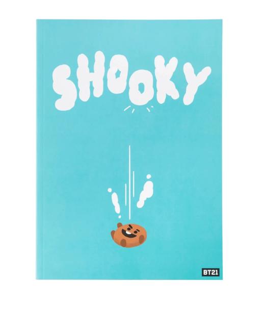 BT21 SHOOKY B5 RULED WRITING NOTE PADS曲奇 直纹书写笔记JPY带授权招加盟代理 商品图0