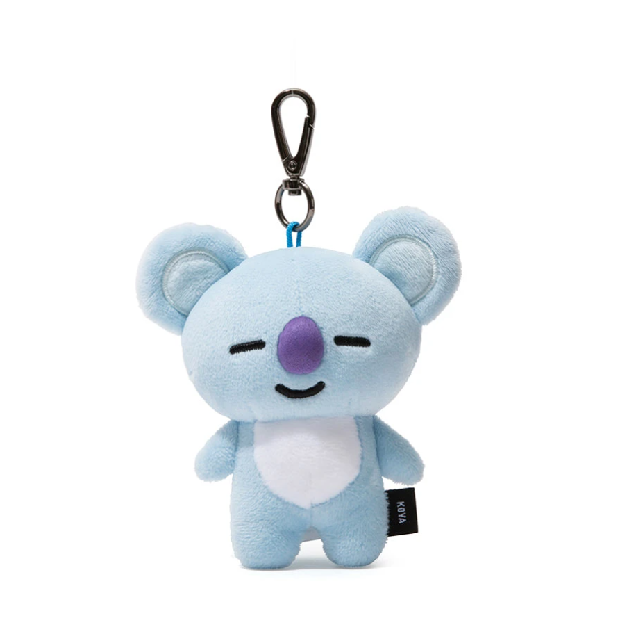 BT21 KOYA PLUSH BAG CHARM蓝色考拉钥匙链JPY带授权招加盟代理