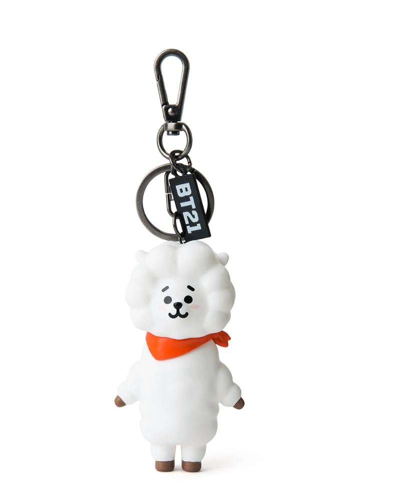 BT21 RJ KEYCHAIN RING白色小羊长钥匙挂JPY带授权招加盟代理