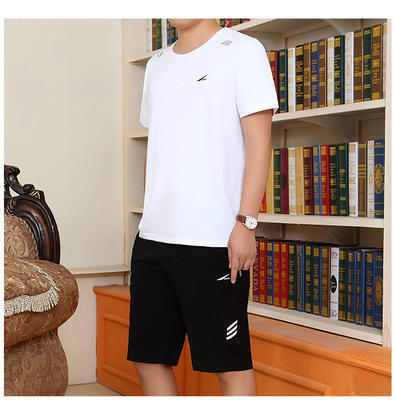 SP-11761运动套装夏季中老年爸爸装跑步服 商品图1