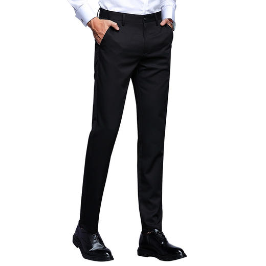 DC-ZY-9868男士休闲西装裤   时尚商务正装修身直筒裤 商品图4