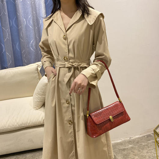 AS-AS8238夏新款女式韩版鳄鱼纹小方包百搭斜挎包包 商品图1