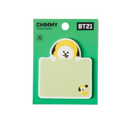 BT21 CHIMMY CUTE STICKY NOTES可爱小狗绿色便利贴JPY带授权招加盟代理 商品图0