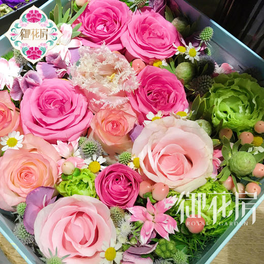 清新雨露 · 鲜花花盒 商品图1