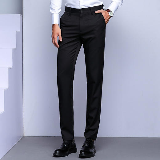 DC-ZY-9868男士休闲西装裤   时尚商务正装修身直筒裤 商品图2