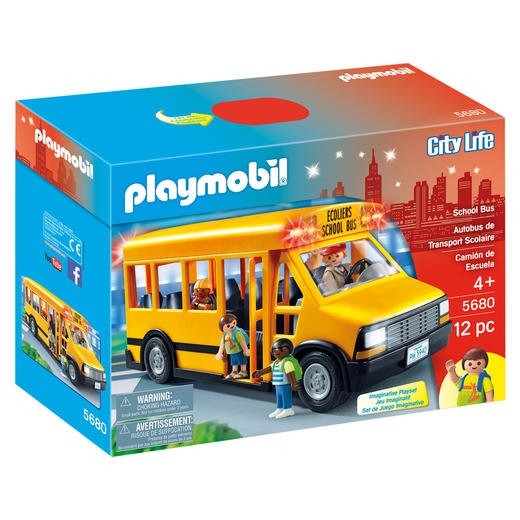Playmobil City Life School Bus摩比世界城市生活校车JPY带授权招加盟代理 商品图0