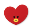 BT21 TATA SILICONE CUP COASTER 红色爱心硅胶杯垫JPY带授权招加盟代理 商品缩略图0