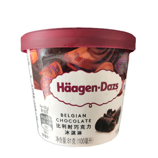 【多口味可选】哈根达斯 冰淇淋草莓/香草/巧克力口味81g*1盒 商品图2
