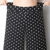 DM-SME8201新款高腰薄款垂感波点洋气雪纺阔腿裤 商品缩略图3
