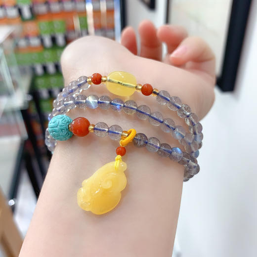 灰月光3圈手串 商品图1