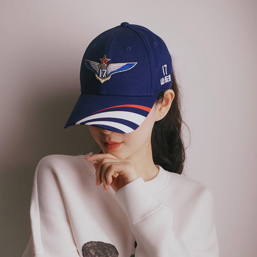 山东舰棒球帽休闲炫酷防晒宽檐鸭舌帽男女款gj 商品图3