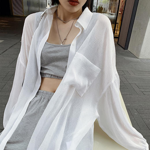 裁缝学苑 AG63女士衬衫休闲长袖防晒衬衣上衣服装纸样裁剪图纸 商品图1