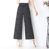 DM-SME8201新款高腰薄款垂感波点洋气雪纺阔腿裤 商品缩略图1