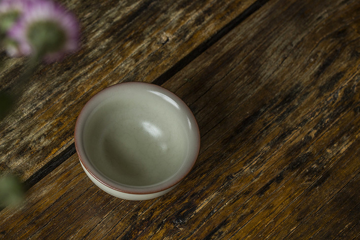 茶香记龙泉猪油冻束口杯御黄好运杯品茗杯主人杯功夫茶具