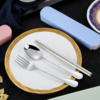 【餐具】不锈钢勺子筷子套装 三件套旅游便携式餐具 商品缩略图1