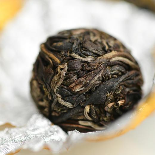 【云海肴普洱生茶】精选景迈山上大叶种  易携带龙珠散叶茶 一颗一泡 100g/罐 中秋送礼礼盒推荐 商品图6