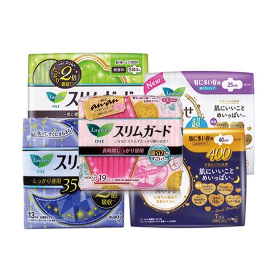 日本花王乐而雅零触感系列/F系列卫生巾 多种组合任选 商品图0