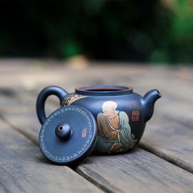 孔凡庚  徐长文合作罗汉壶