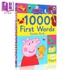 【中商原版】粉红猪1000词配贴纸 Peppa Pig: 1000 First Words Sticker Book 贴纸书 单词启蒙亲子互动游戏读物 英文原版 3-6岁 商品缩略图0